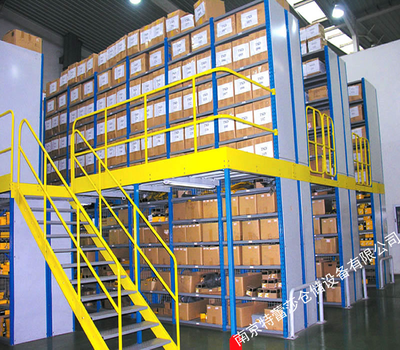 loft-style shelving